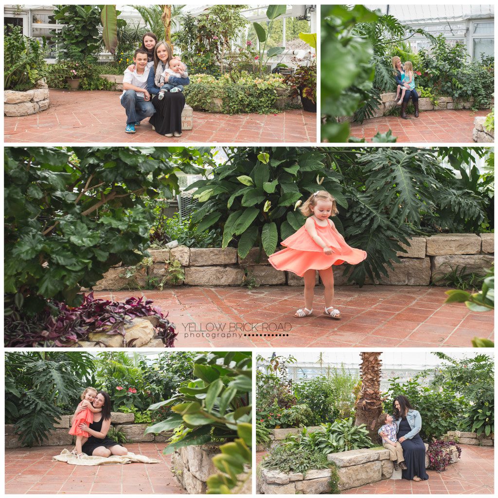 Collage of Yellow Brick Road Photography mom and me sessions