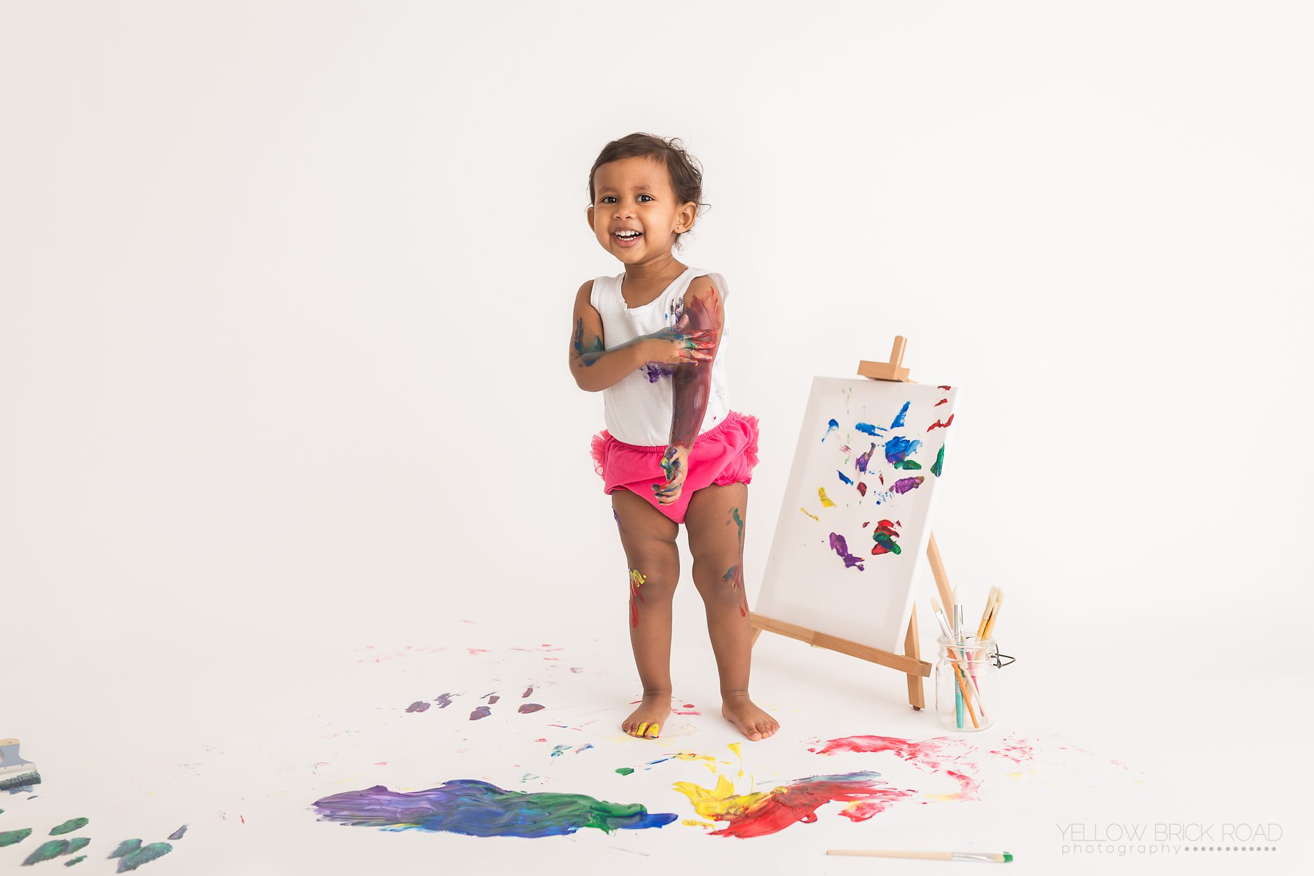 Paint Smash Paint Splash Guelph Child Photographer Yellow Brick Road Photography www.yellowbrickroadphoto.ca