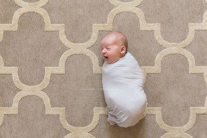 London Newborn Photographer Baby Yawning