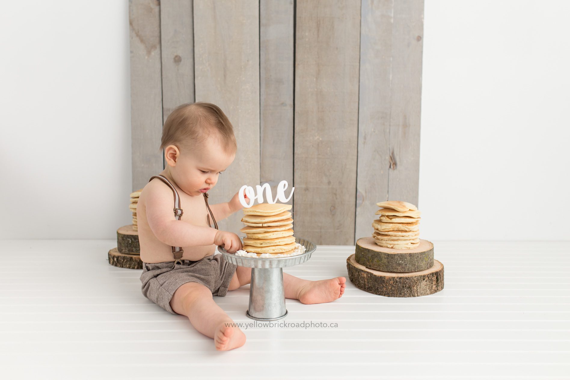 First Birthday Session Pancake Smash