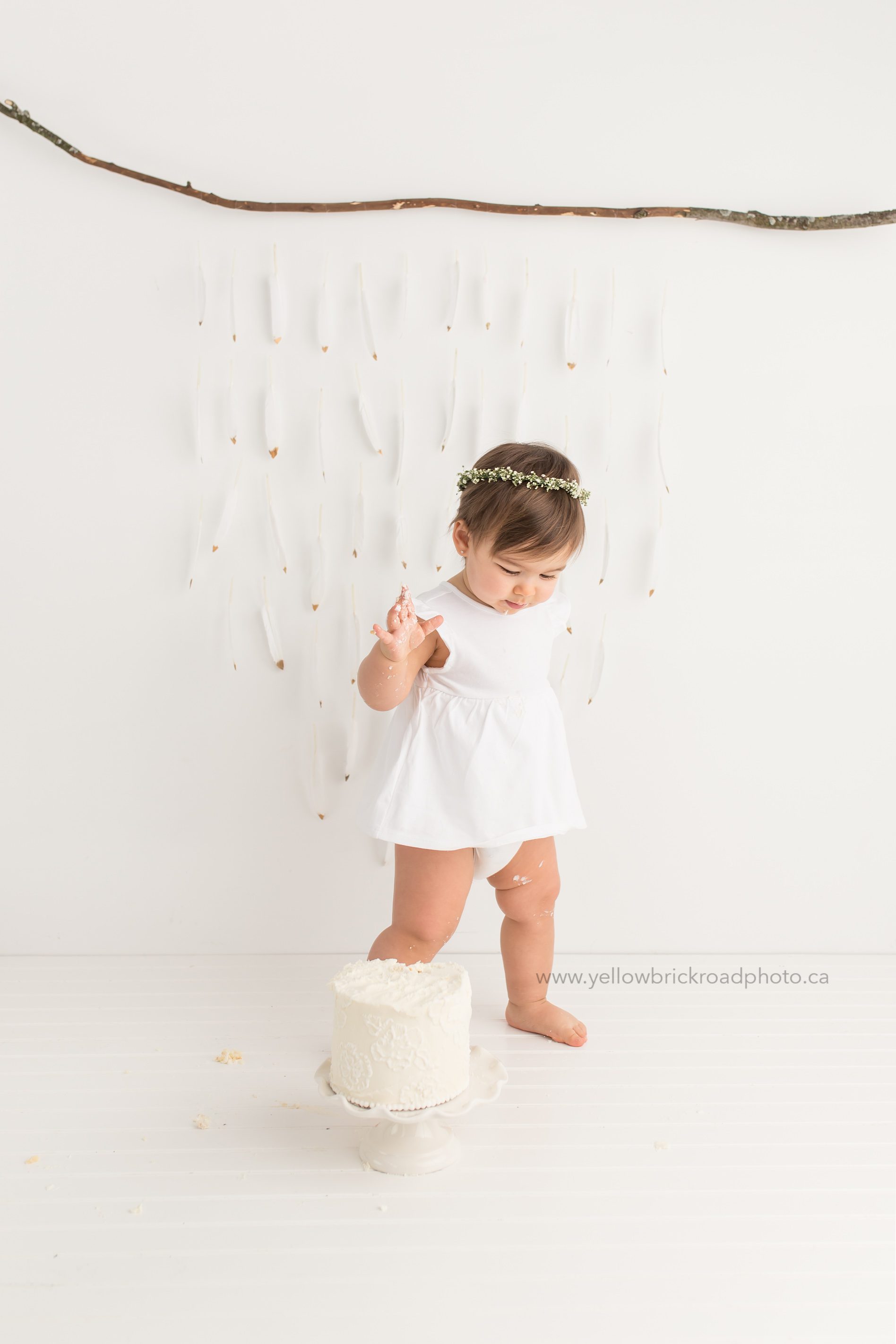 First Birthday Session Cake Smash Photographer www.yellowbrickroadphoto.ca