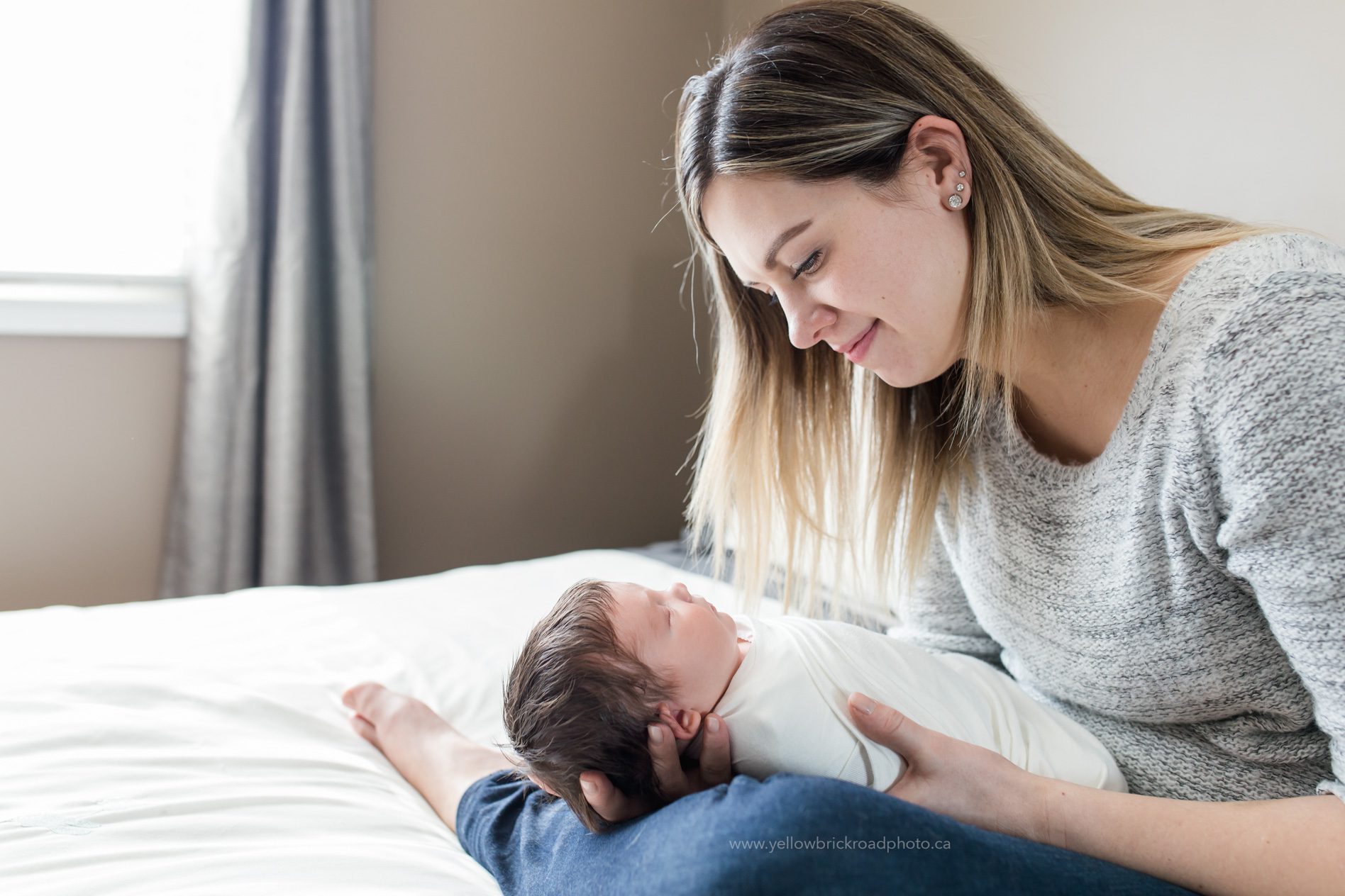Kitchener Newborn Photographer In Home Lifestyle session www.yellowbrickroadphoto.ca