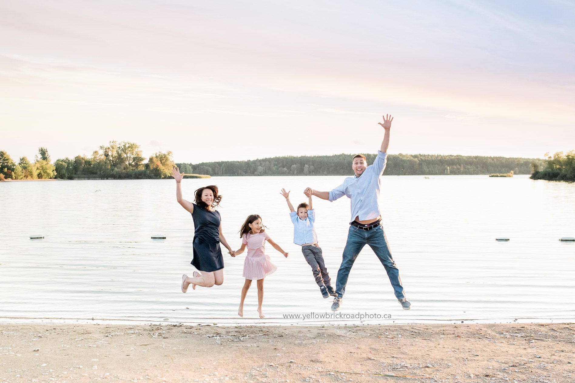 Family Photographers Guelph Sunset session