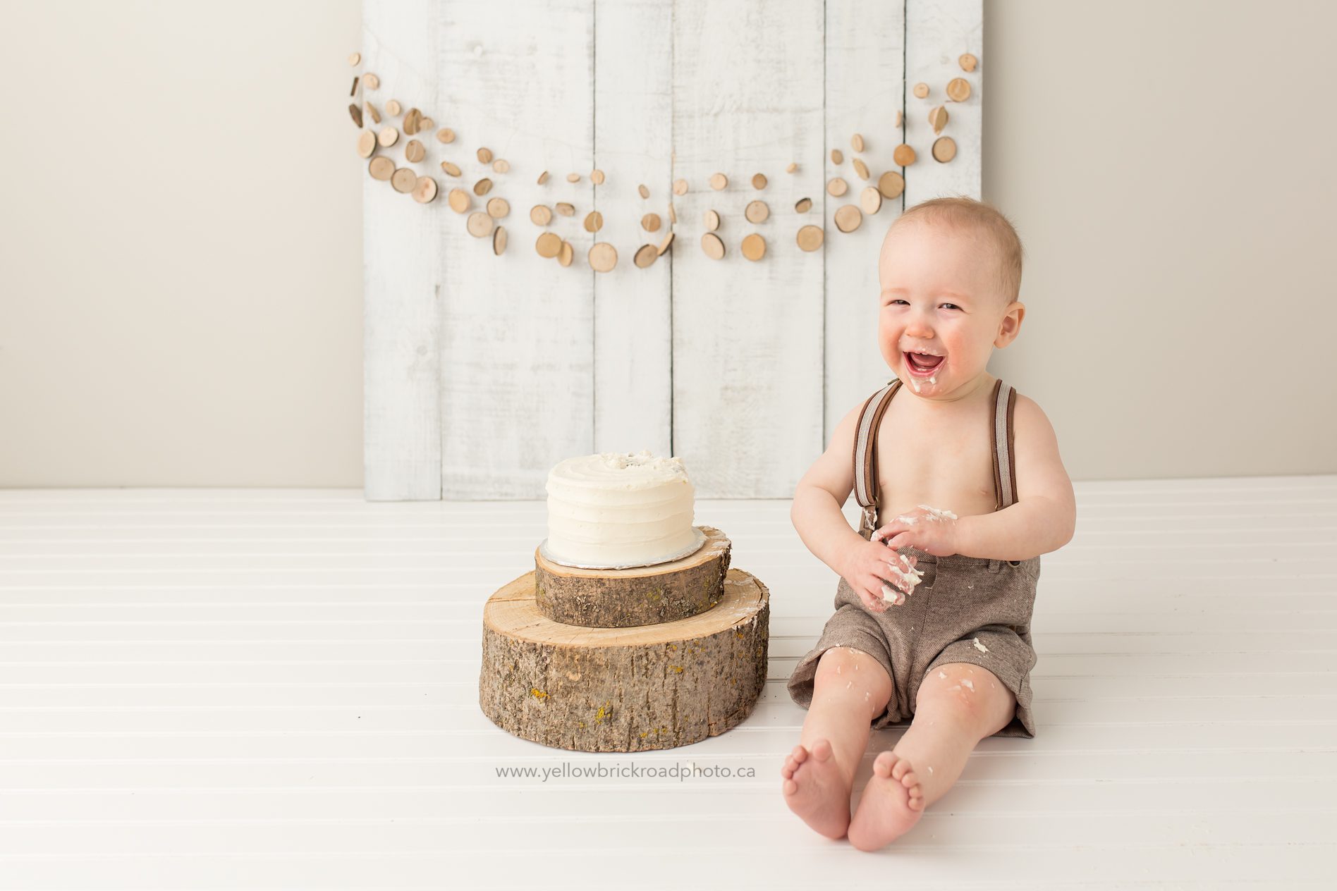 Smash Cake Session Guelph Happy Birthday Boy www.yellowbrickroadphoto.ca