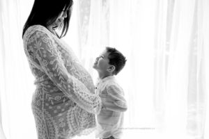 Guelph Maternity Session Mom and big brother to be