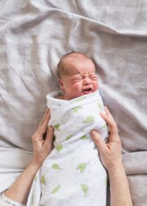 fresh 48 Newborn with mother