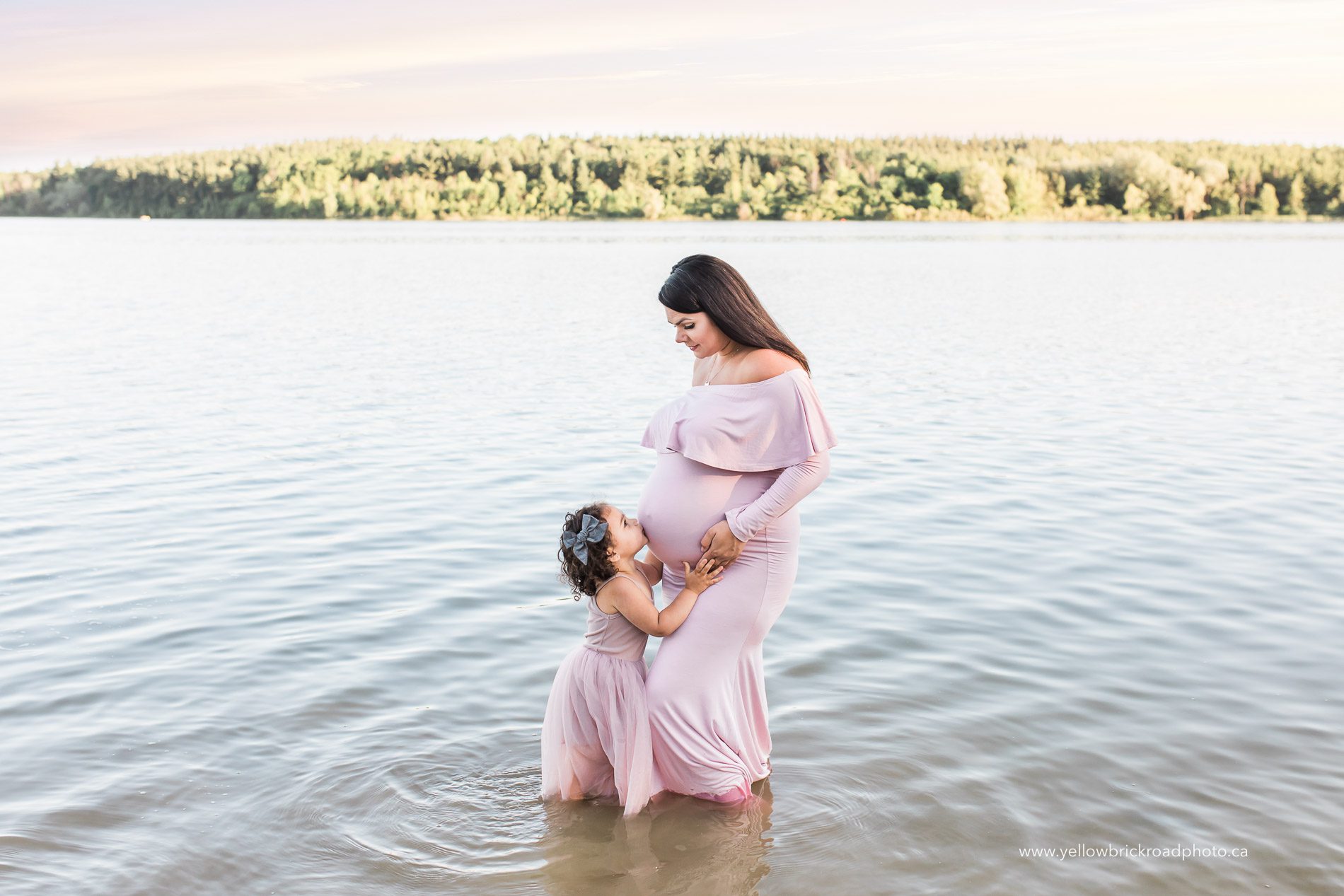 maternity beach family session