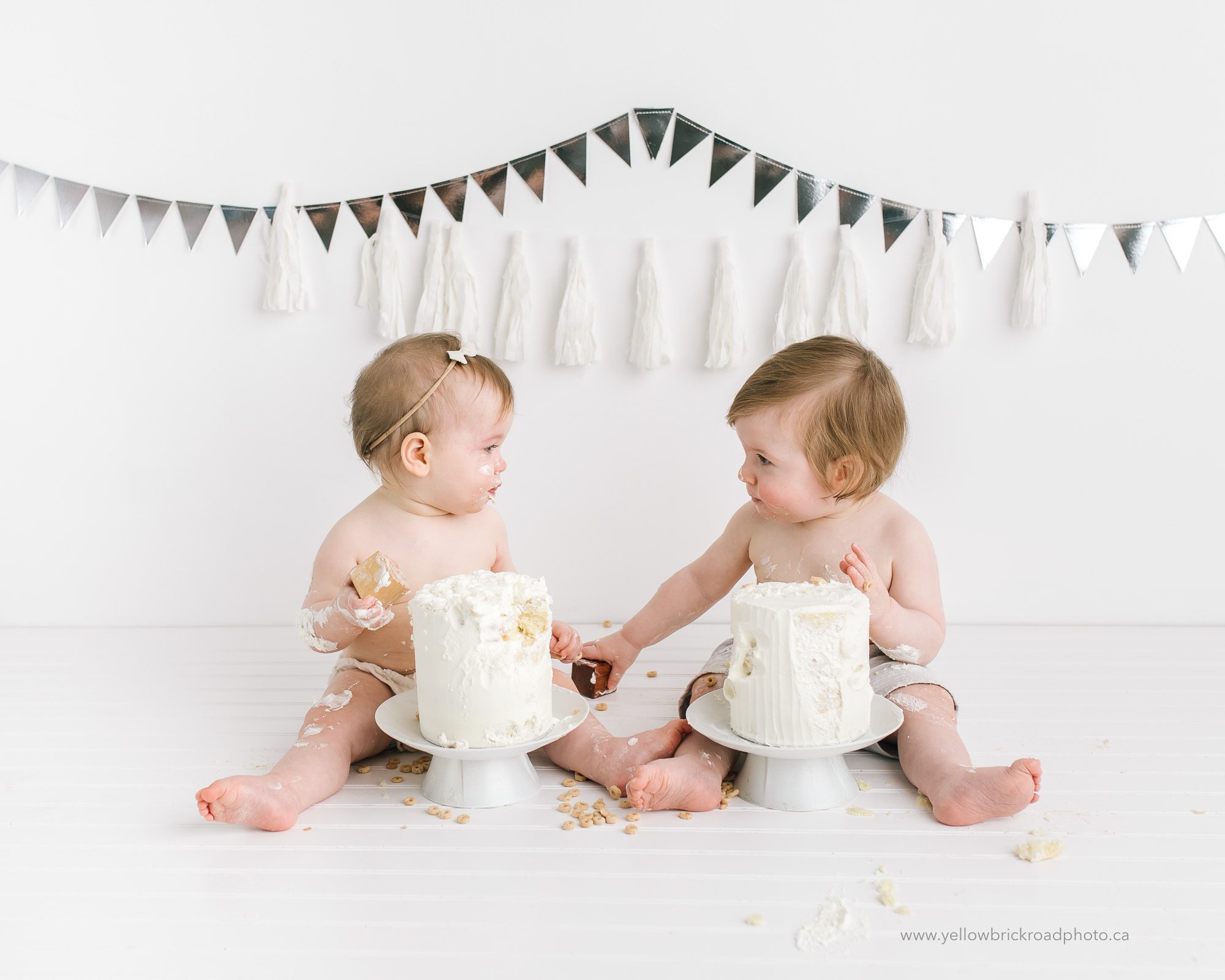 birthday session for twins
