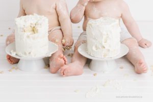 twins cake smash