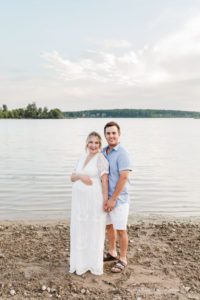 new parents at maternity session