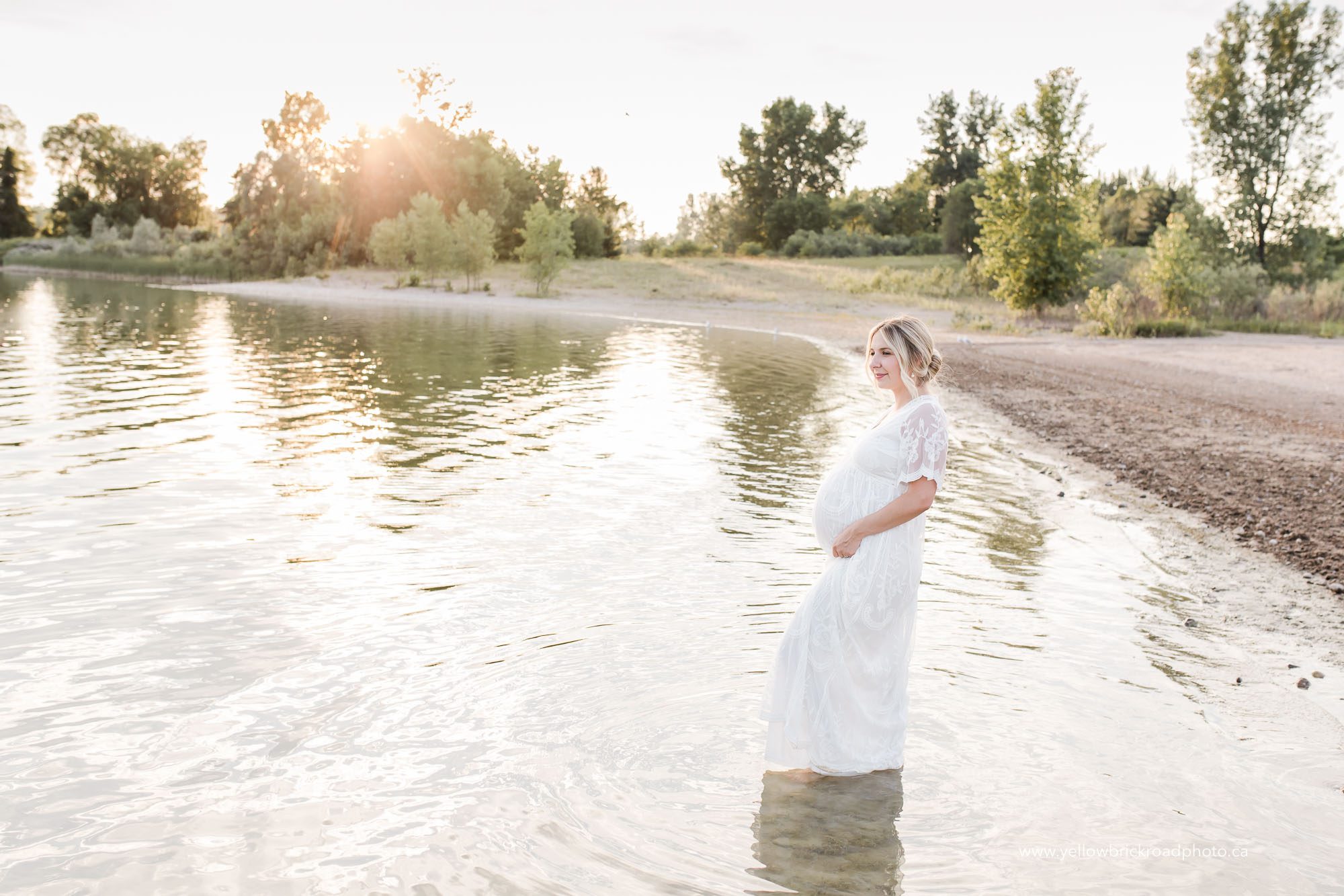 Guelph maternity session at guelph lake