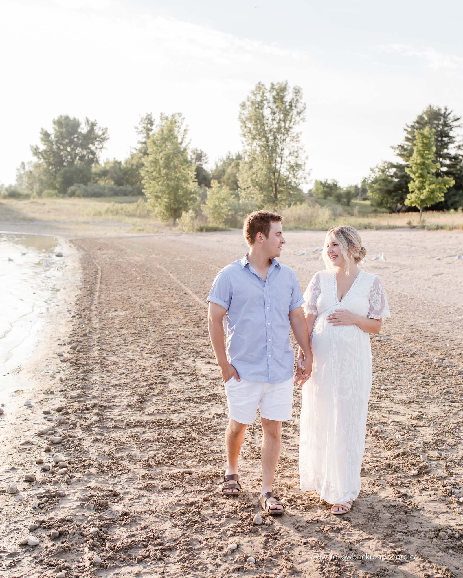 Guelph Maternity session capturing first time parents