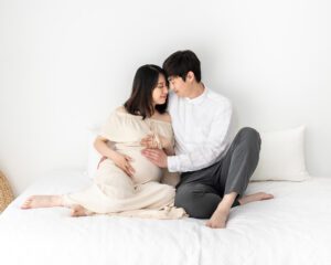 studio maternity photos in guelph