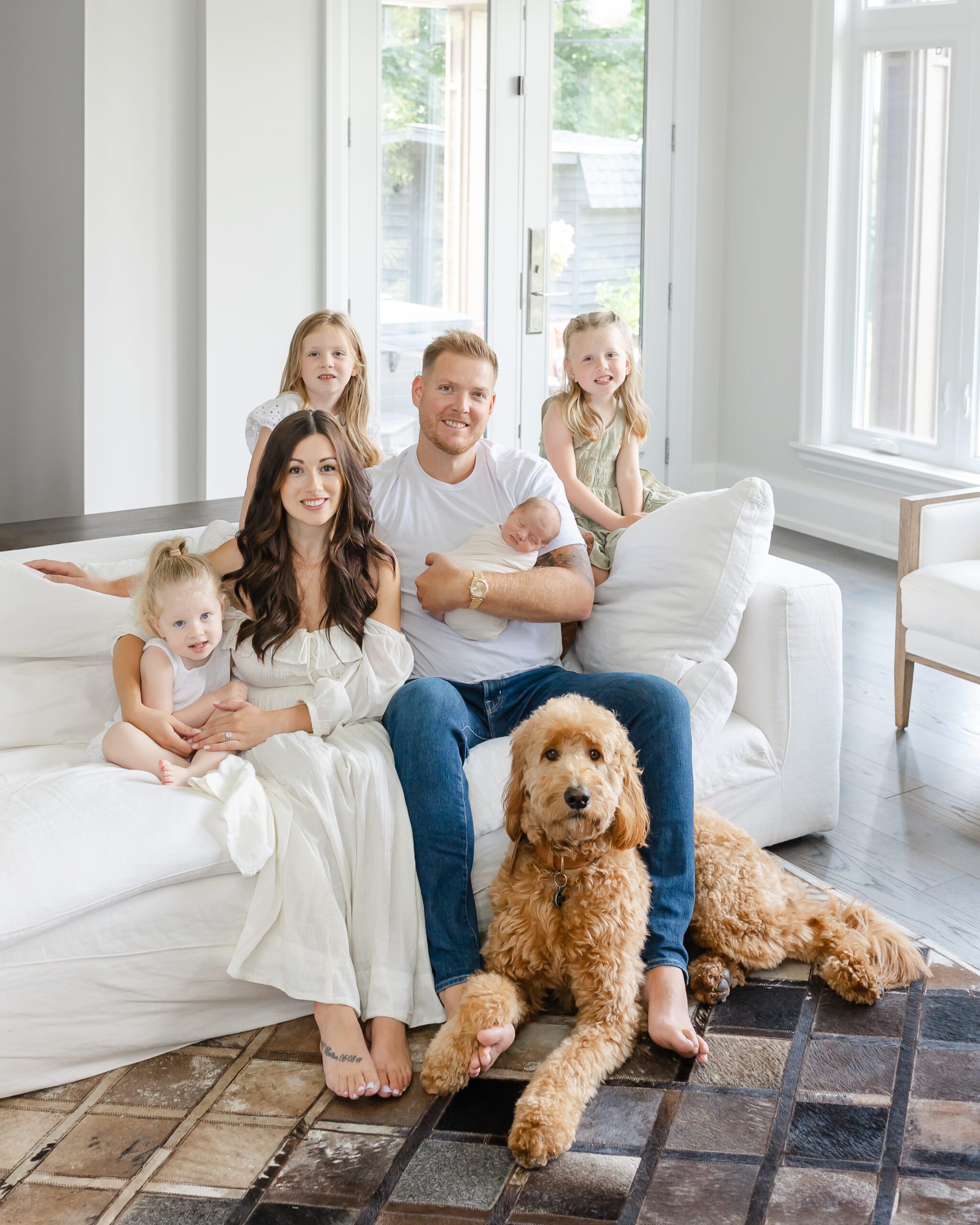 Oakville newborn photographer home session